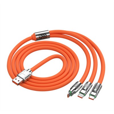 Heavy Duty 3-in-1 Charging Cable