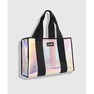 Iridescent Vinyl Tote