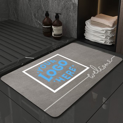 Suede Finish Anti-Slip Bathroom Mat