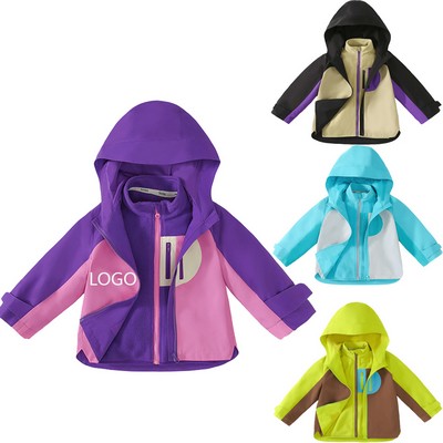 2024 New Children's Hooded 3 in 1 Jacket