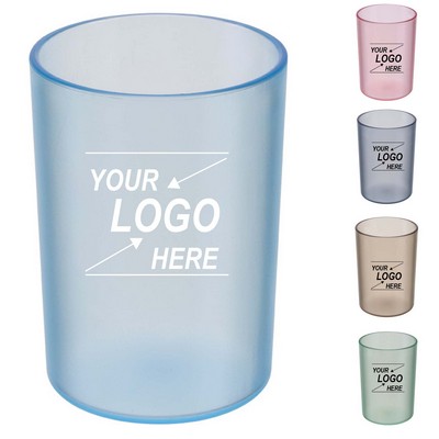 Clear Plastic Toothbrush Holder Cup