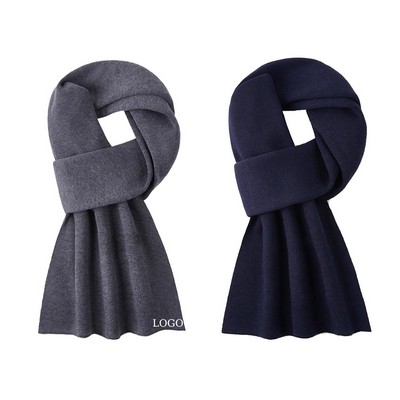 Wool Soft Warm Knitted Scarf