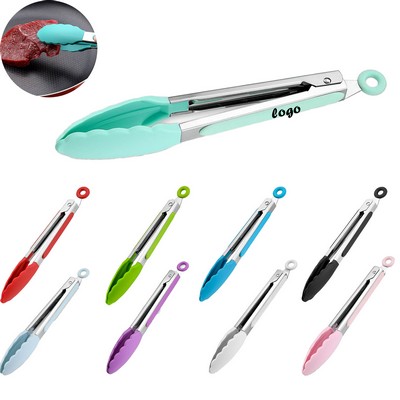 9 Inch Silicone Kitchen Tongs