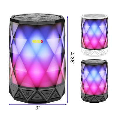 Portable Wireless Speaker Night Light Waterproof Lightweight Portable Speaker