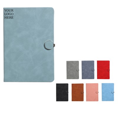 A5 PU Leather Notebook With Magnetic Buckle