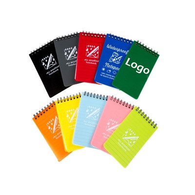 Waterproof Spiral Pocket Notebook