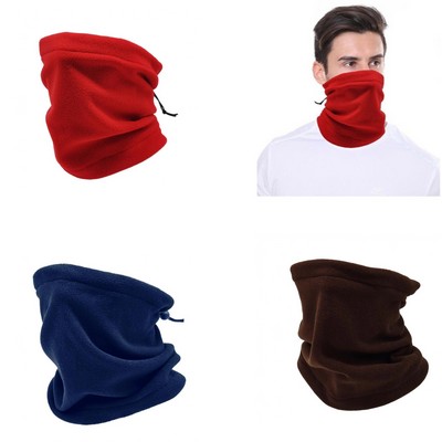 Fleece Drawstring Gaiter Mask