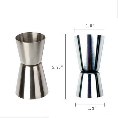 1/2-1 Oz Stainless Steel Measuring Shot Cup