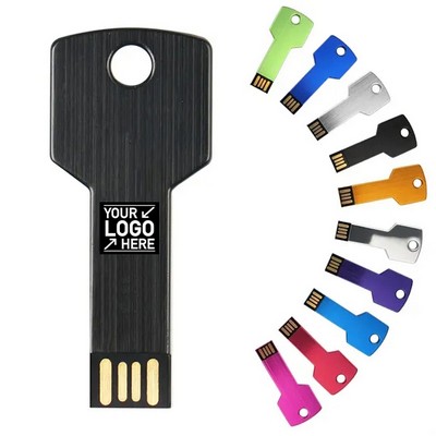 1GB Key Shaped USB Flash Drive Portable Storage