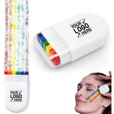 Rainbow Face Body Paint