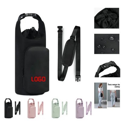 Tumbler Insulated Water Bottle Holder with Adjustable Strap