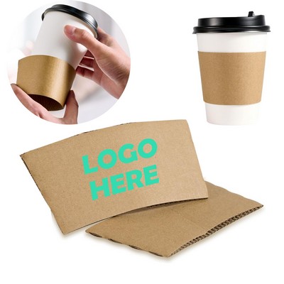 Disposable Coffee Kraft Cup Sleeve