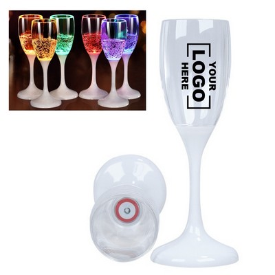 LED Light Up Champagne Glasses Set of 6