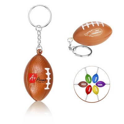 Football Stress Reliever Keychain