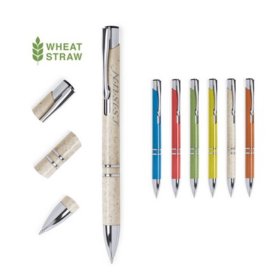 ECO-Wheat Straw Ballpoint Pen