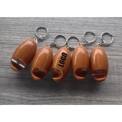 Football Bottle Opener Keychain