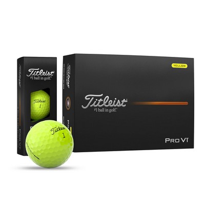 Titleist Pro V1 Yellow Golf Balls