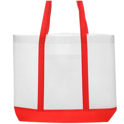 Trim Color Non-Woven Tote Bags