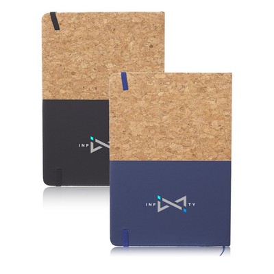 Greensburg Hard Cover Cork-Bound Notebook