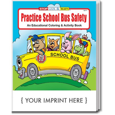 Practice School Bus Safety Coloring Book