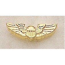 Pilot's Wings Marken Design Cast Lapel Pin (Up to 3/4")