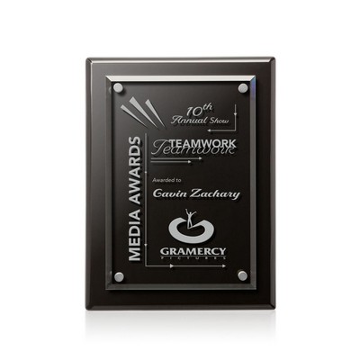 Caledon Plaque - Black/Silver 9"x12"