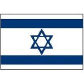 2'x3' Israel U.N. Nylon Outdoor Flag - Style A