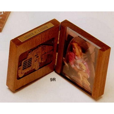 4"x4" Hinged Photo Frame (9r)