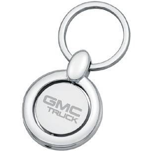 Round Shape Spinning Circular Center Disk Metal Key Holder