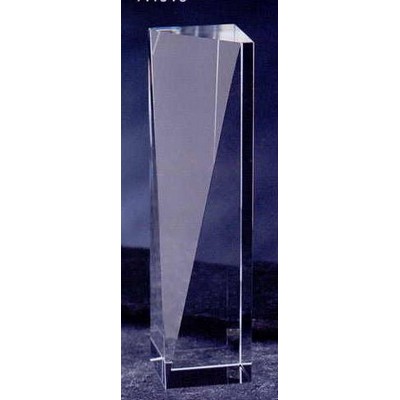 Crystal Pillar Award (2 1/2"x2 1/2"x10")