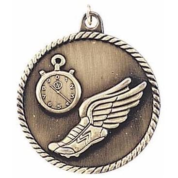 Medals, "Track" - 2" dia. High Relief