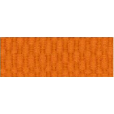 "V" Neck Ribbon - Orange - Snap Clip - 1-1/2" Wide x 32" Long