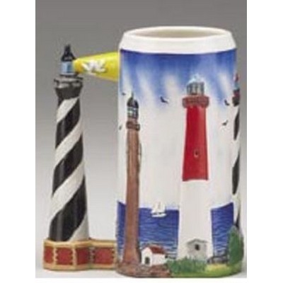 East Coast Lighthouse Stoneware Stein Mug