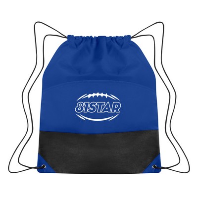 Non-woven Two-tone Drawstring Sports Pack