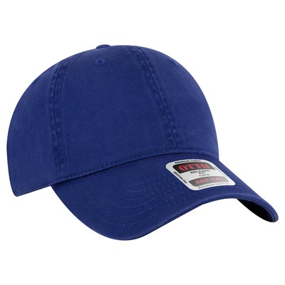 OTTO 6 Panel Low Profile Garment Washed Superior Cotton Twill Baseball Cap