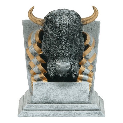 4" Buffalo Mascot Resin Trophy