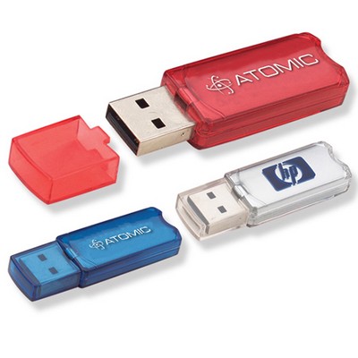 Micro USB Flash Drive w/Key Chain (256 MB)