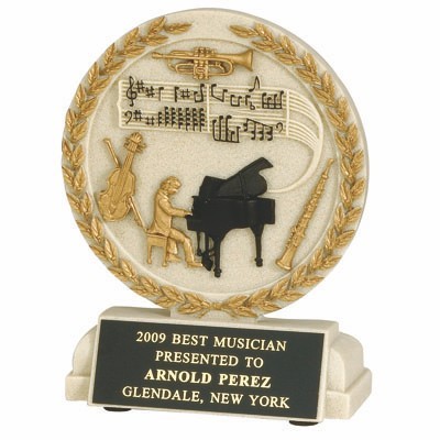 Cast Stone Medal Orchestra Trophy