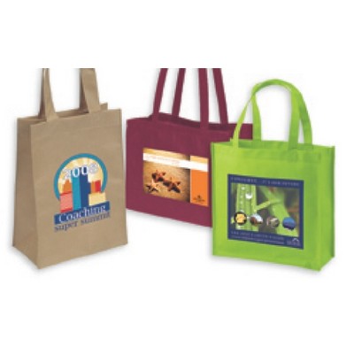 4-Color Process Tote Bag w/18" Handles (13"x 3"x 13")