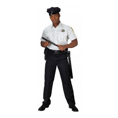 White Short Sleeve Police/Security Uniform Shirt (S to XL)