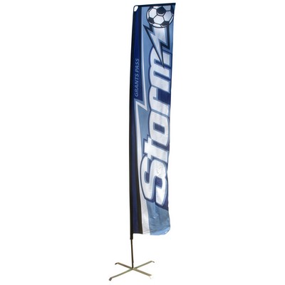 16' Single Sided Flag Banner (Full Color Dye Sublimation)