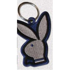 One Sided 2" Embroidered Key Tag