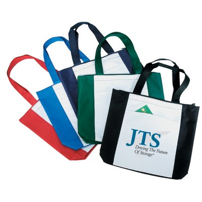 Economy Zipper Tote Bag - Special Close out