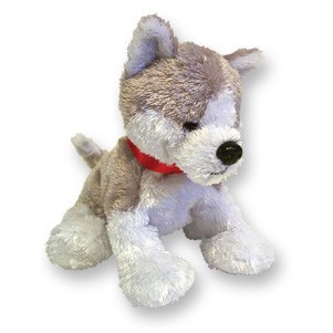 Custom Plush Soft Terrier Dog w/ Imprinted Collar