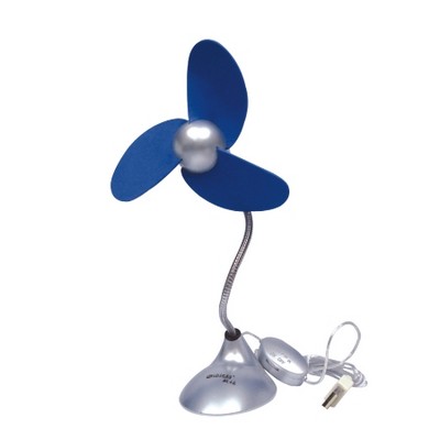 USB Mini Gooseneck Fan w/ Lights