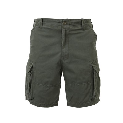 Olive Drab Vintage Paratrooper Cargo Shorts (4X-Large)