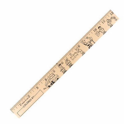 Kids at School "U" Color Ruler