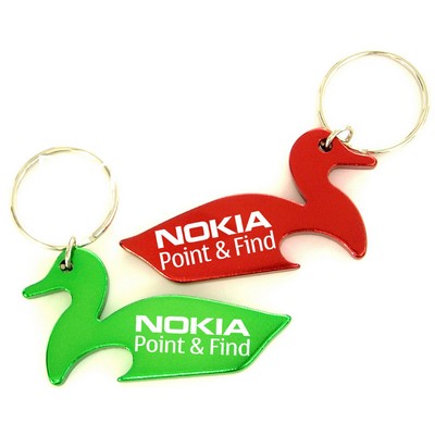 Duck Aluminum Bottle Opener w/Keychain (9 Week Production)