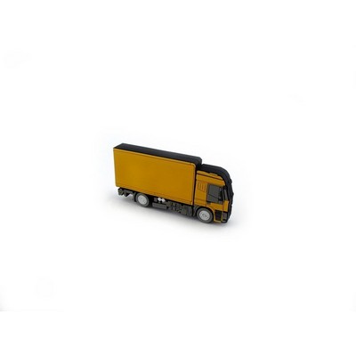 4GB PVC13 Yellow Truck USB Drive