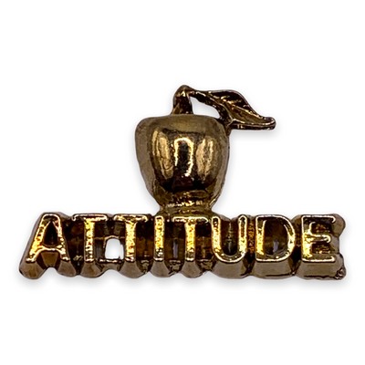 Attitude w/Apple Pin